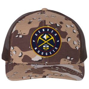 Denver Nuggets 3D Patterned Snapback Trucker Hat- Desert Camo/ Brown
